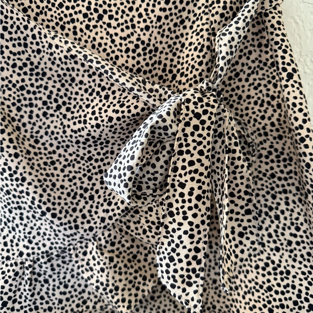 Leopard Wrap Skirt - Picture 2 of 5